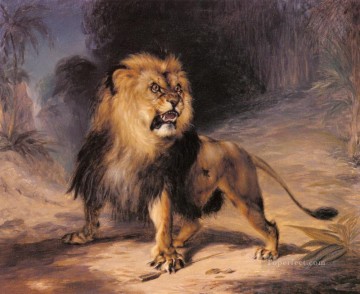  Lion Tableaux - William John Huggins Un Lion